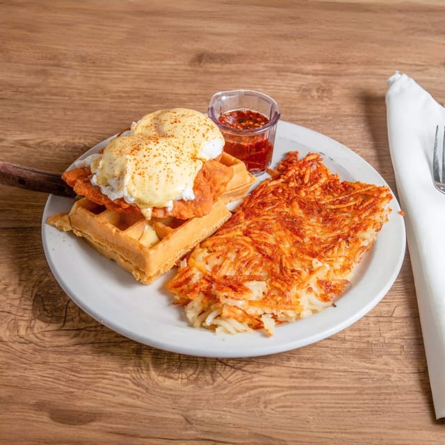 Chicken Waffle Benny.
