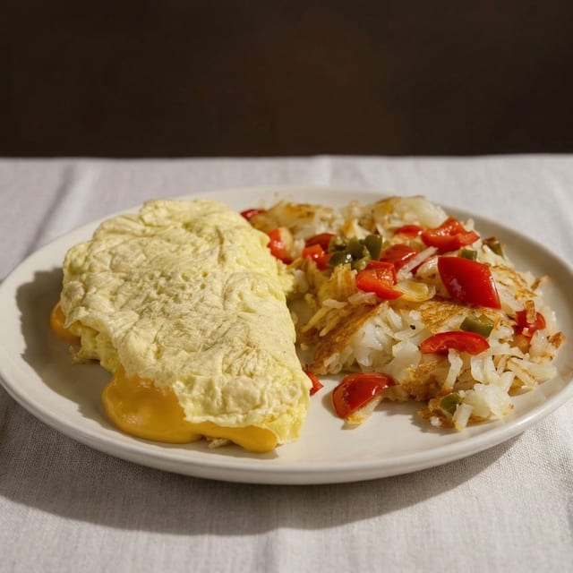 Cheesy Omelet.